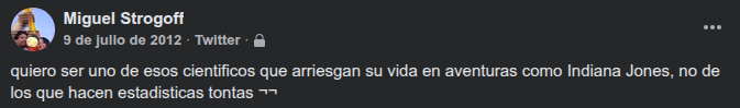 Post en facebook 2010